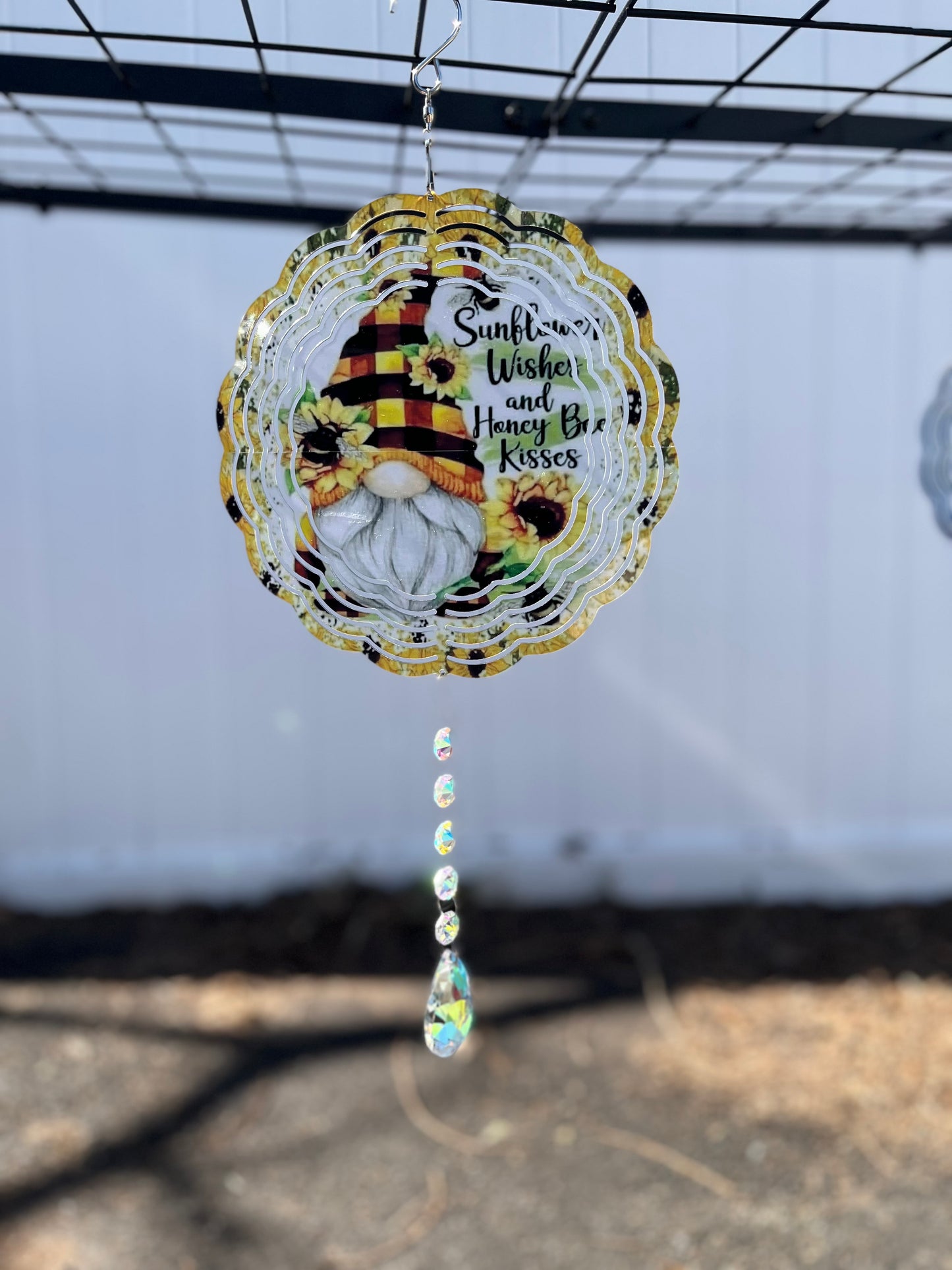 Gnome sunflower Windspinner