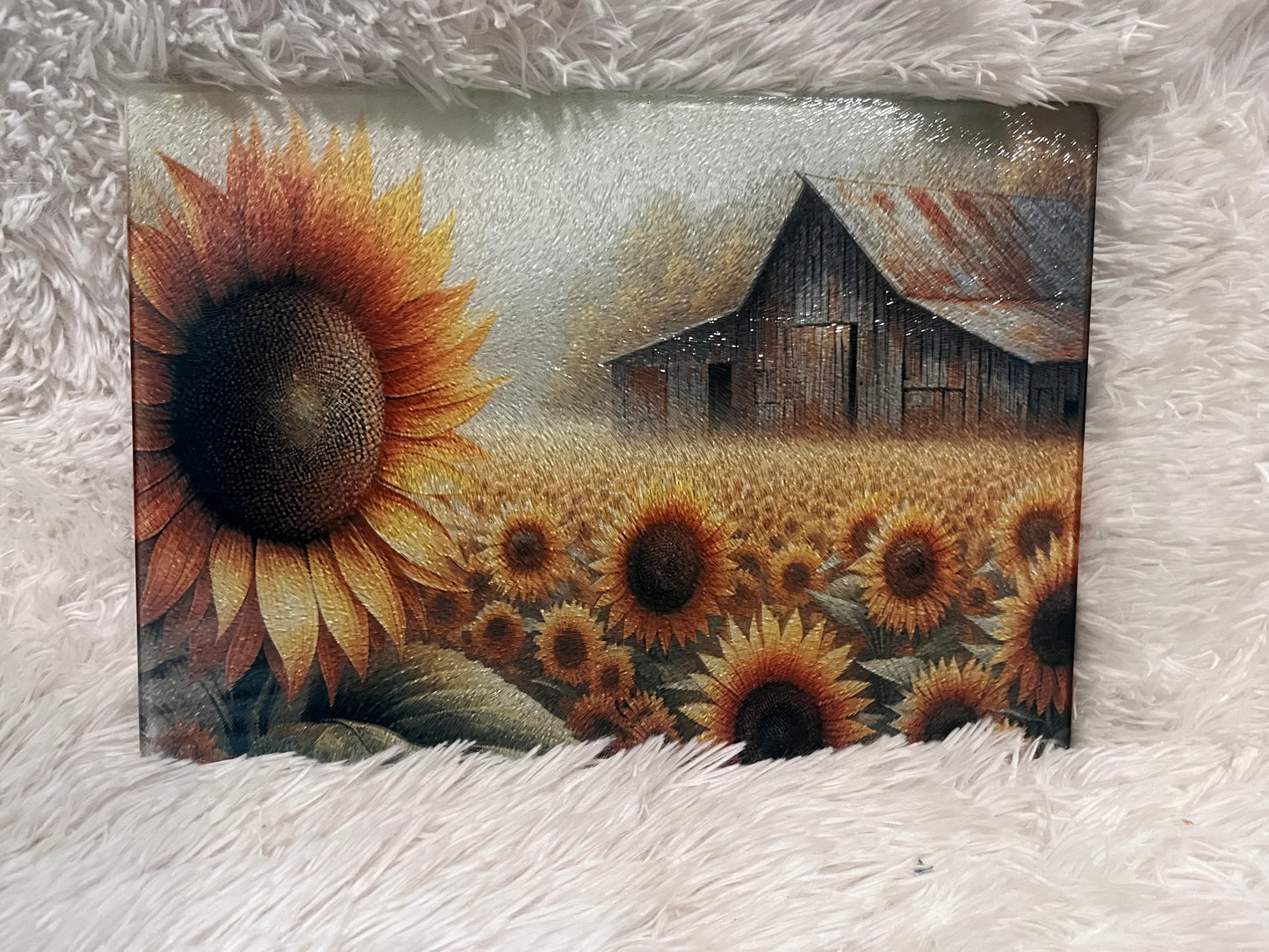 Sunflower barn