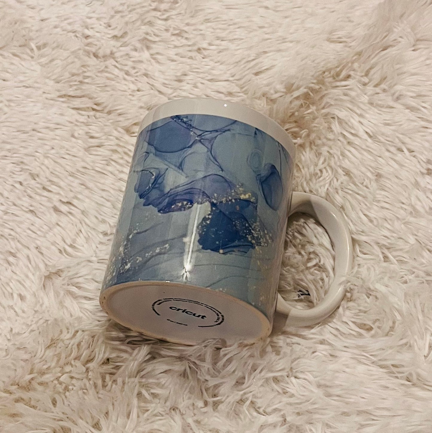 Marble Blue Coffee Cup