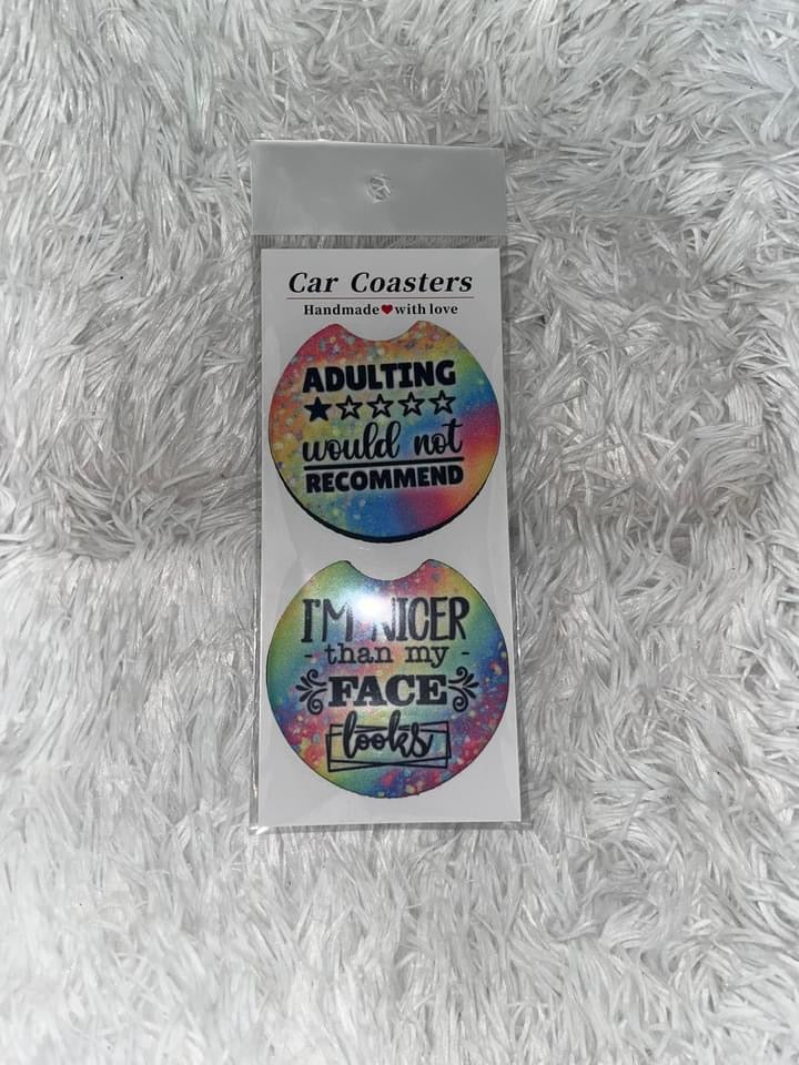 Adulting/Nicer Car Coaster