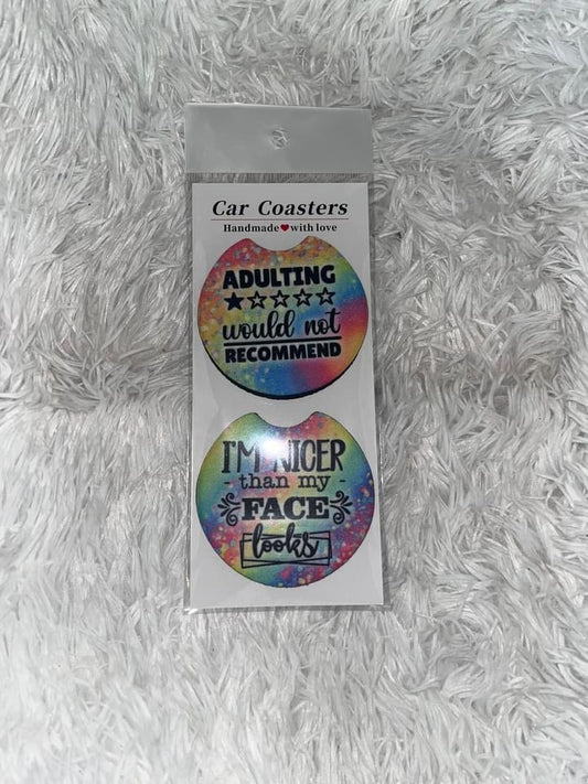 Adulting/Nicer Car Coaster
