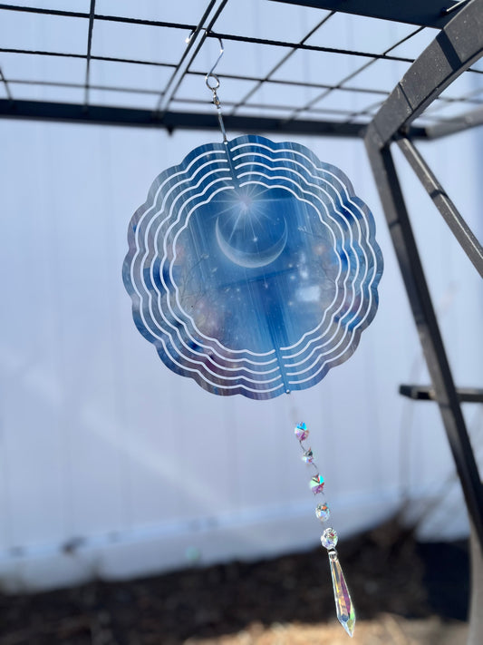 Moon/sun windspinner