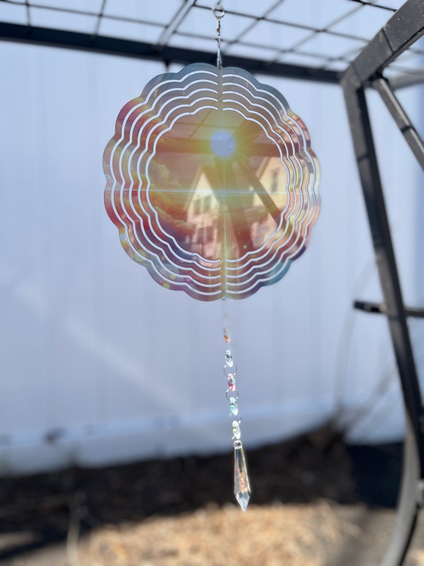 Moon/sun windspinner
