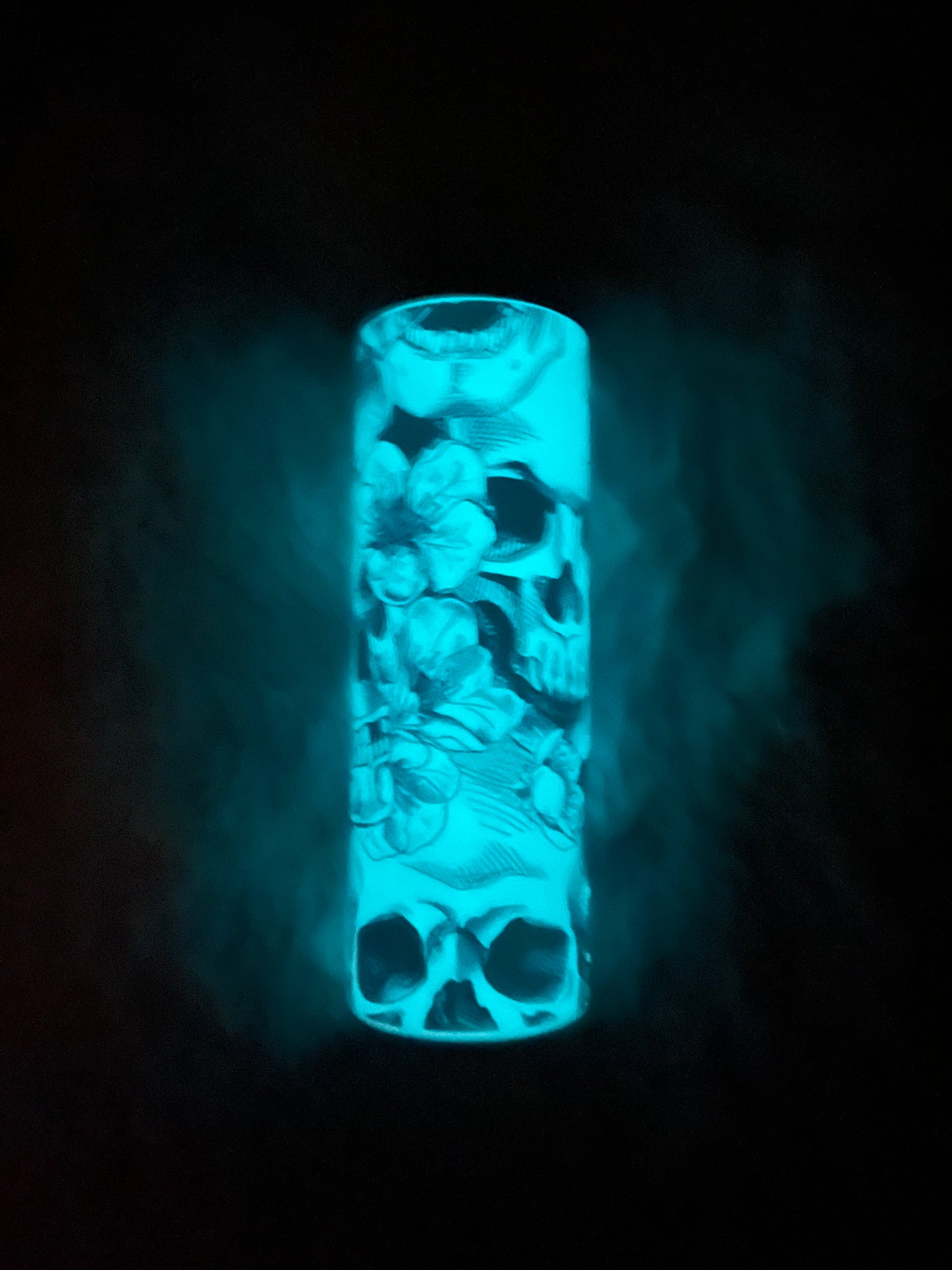 Skull and roses