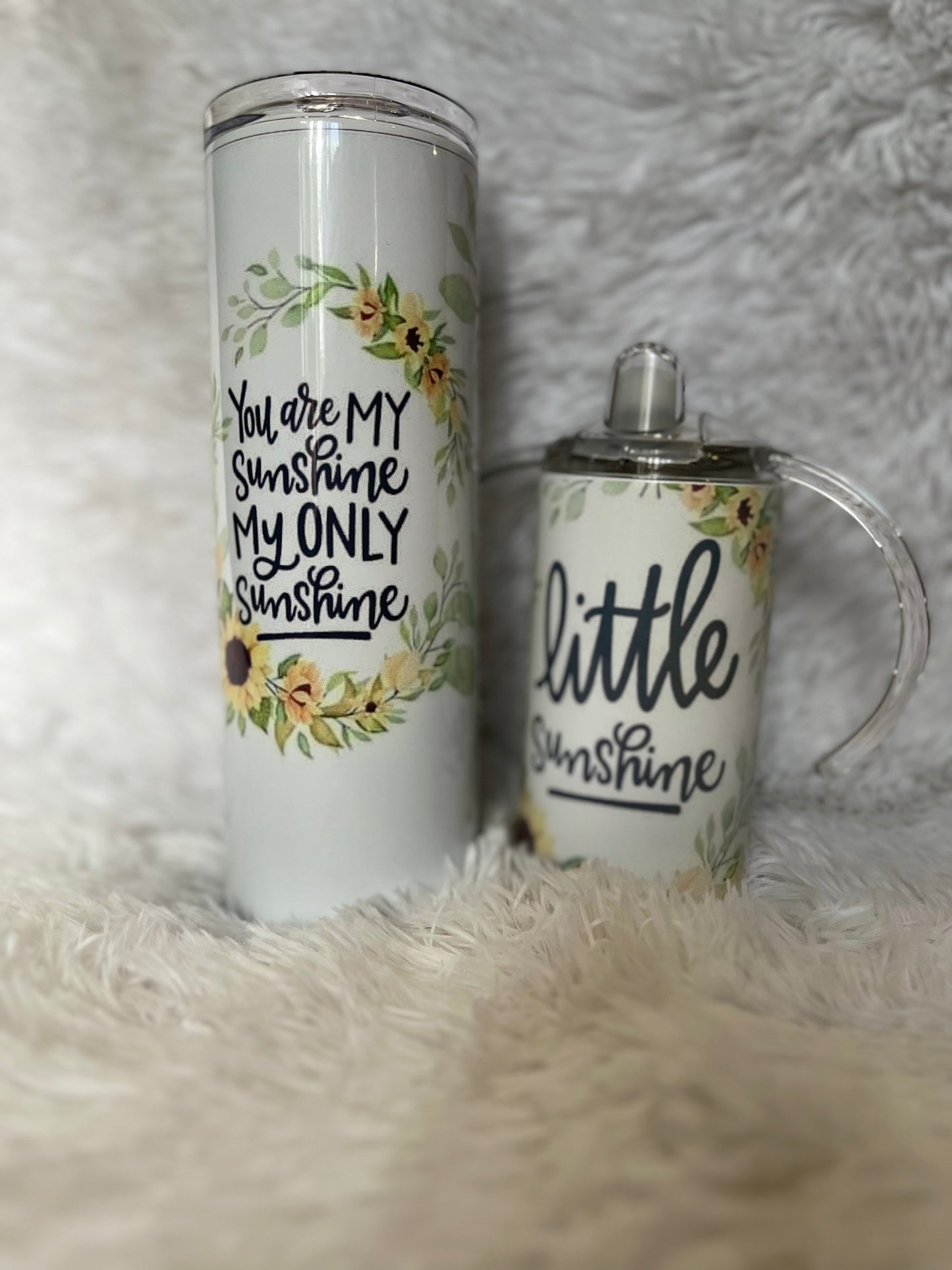 You are my sunshine & Mommy sunshine tumbler
