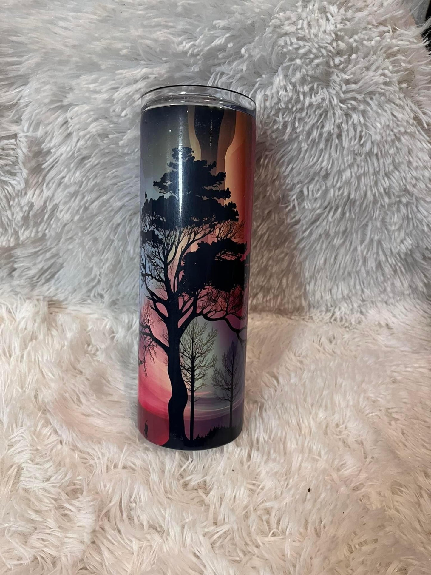 Northern lights tumbler