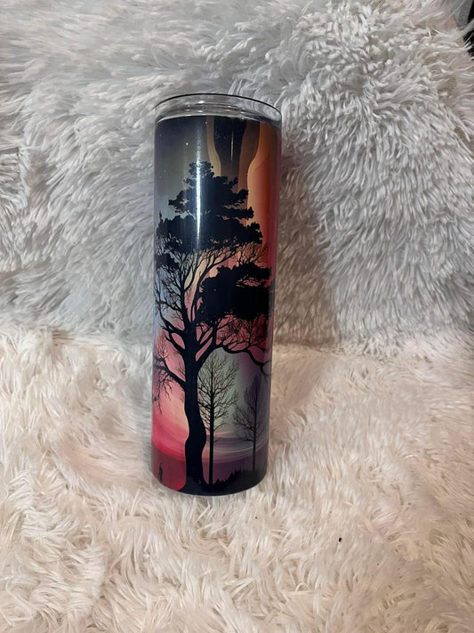 Northern lights tumbler