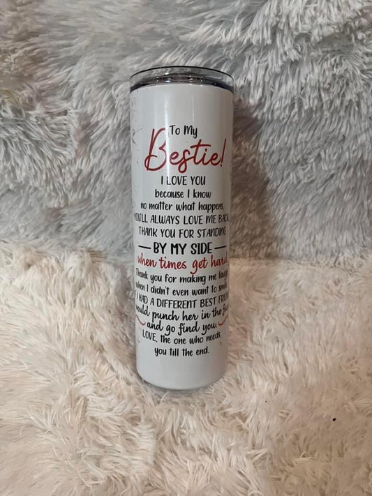 To my bestie tumbler