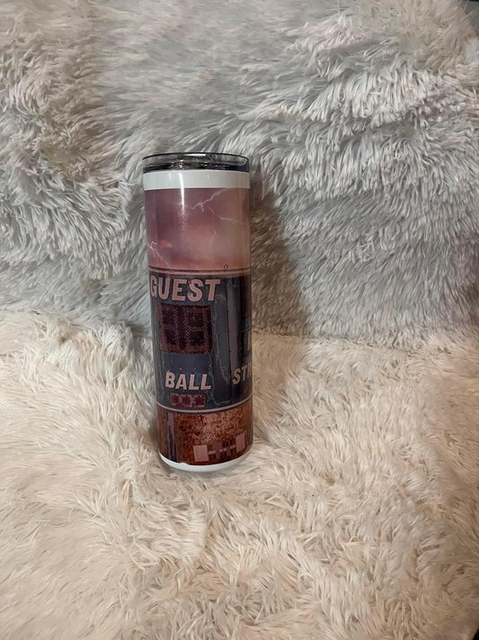 Scoreboard tumbler